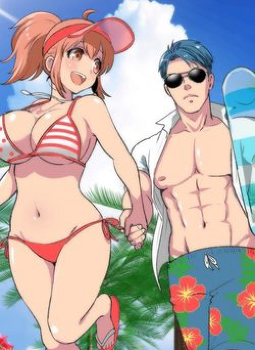 Osananajimi ga Hisabisa ni Saikai Shitara Otagai Kyonyuu ni Natteta