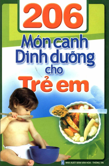 206 Món Canh Dinh Dưỡng Cho Trẻ Em