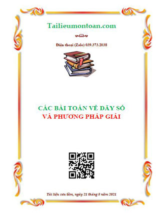 Các bài toán về dãy số và phương pháp giải