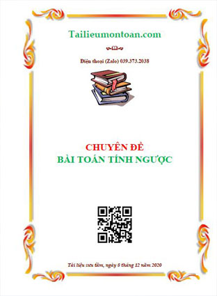 Chuyên đề bài toán tính ngược