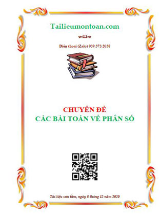 Chuyên đề các bài toán về phân số