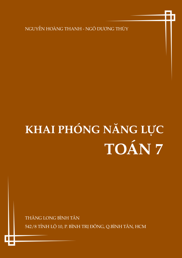 Chuyên đề khai phóng năng lực môn Toán 7