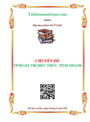 Chuyên đề tính giá trị biểu thức, tính nhanh