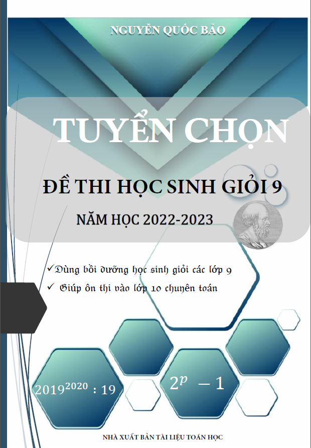 Đề học sinh giỏi môn toán lớp 9 cấp tỉnh năm 2022-2023