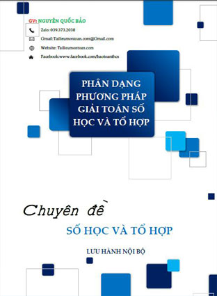 Phân dạng và phương pháp giải toán số học, tổ hợp