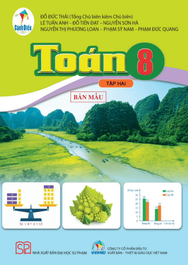 Sách giáo khoa Toán 8 (tập 2) (Cánh Diều)