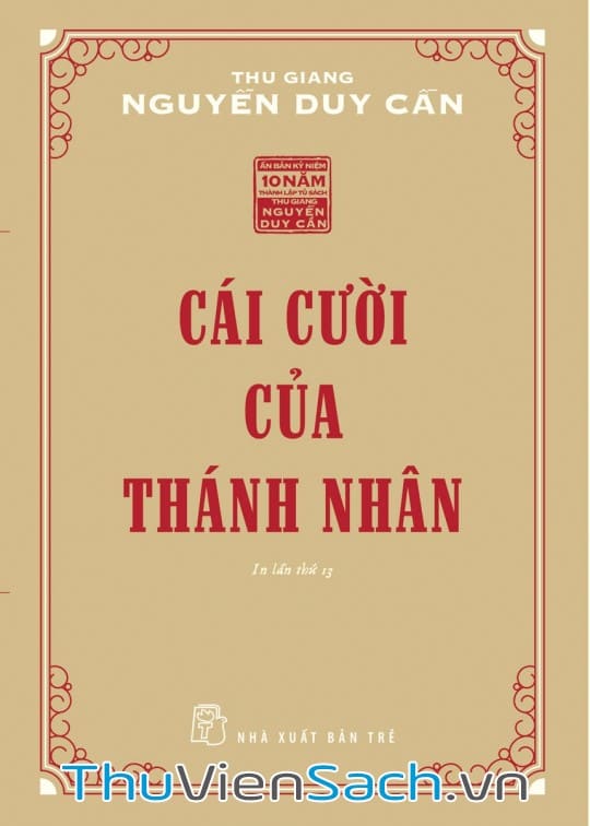 Cái Cười Của Thánh Nhân