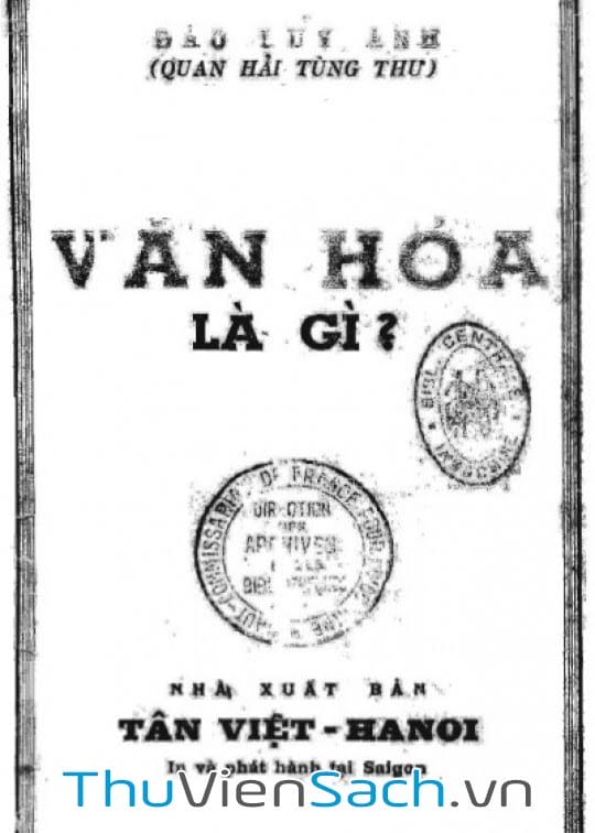 Văn Hóa Là Gì?