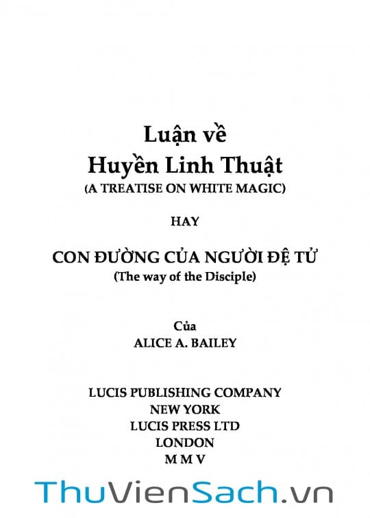 Luận Về Huyền Linh Thuật