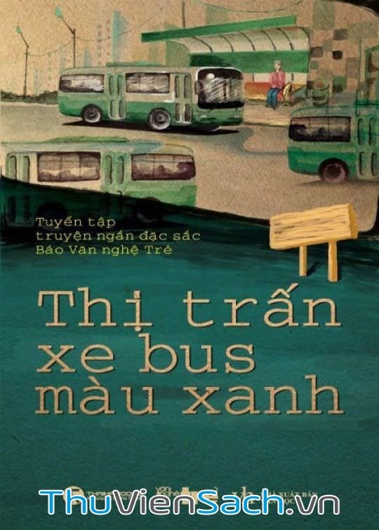 Thị Trấn Xe Bus Màu Xanh