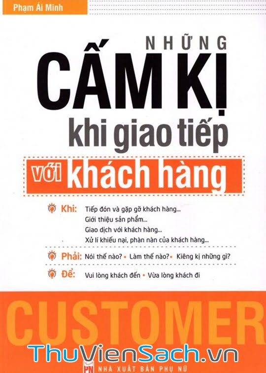 Những Cấm Kị Khi Giao Tiếp Với Khách Hàng