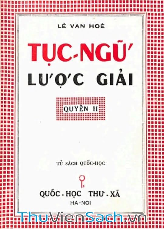 Tục Ngữ Lược Giải - Quyển 2