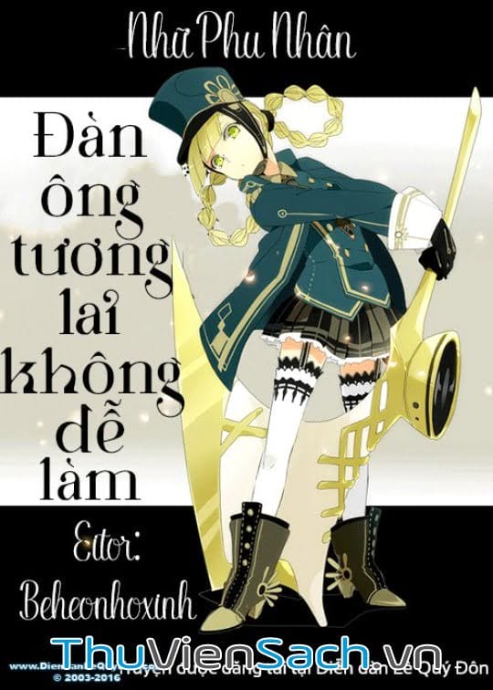 Đàn Ông Tương Lai Không Dễ Làm