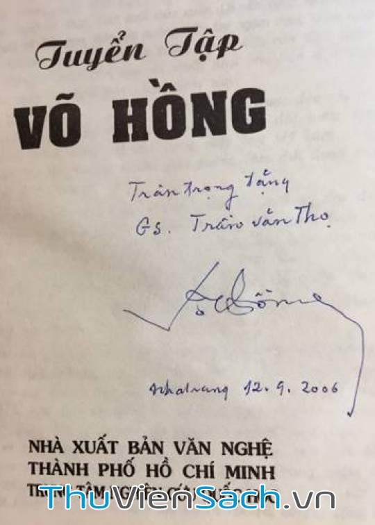 Truyện Ngắn - Võ Hồng