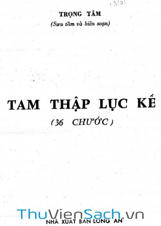 Tam Thập Lục Kế (36 Chước)