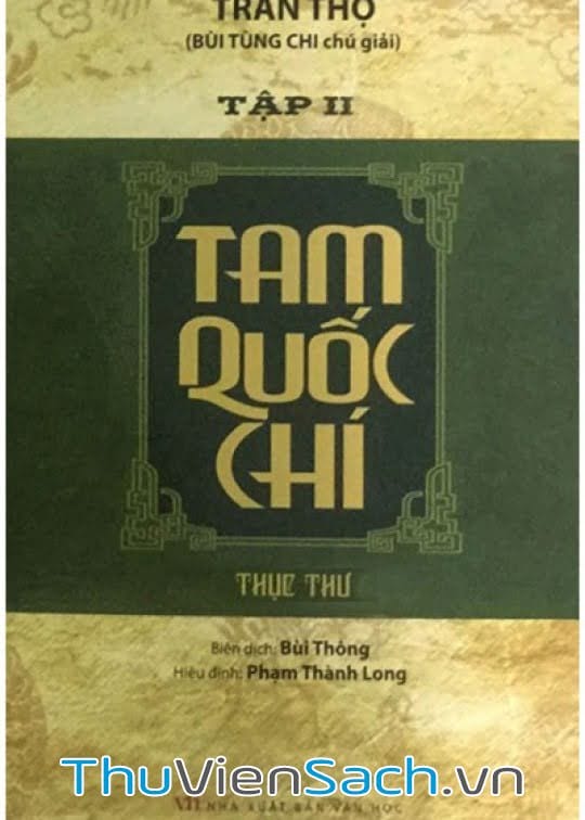 Tam Quốc Chí - Thục Chí