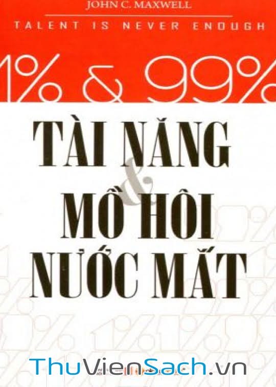 1% Và 99% Tài Năng Mồ Hôi Nước Mắt