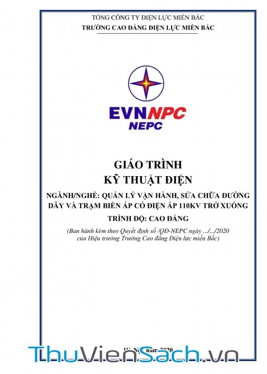 Giáo Trình Kỹ Thuật Điện