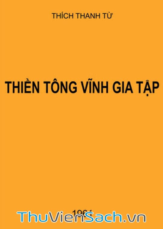 Thiền Tông Vĩnh Gia Tập