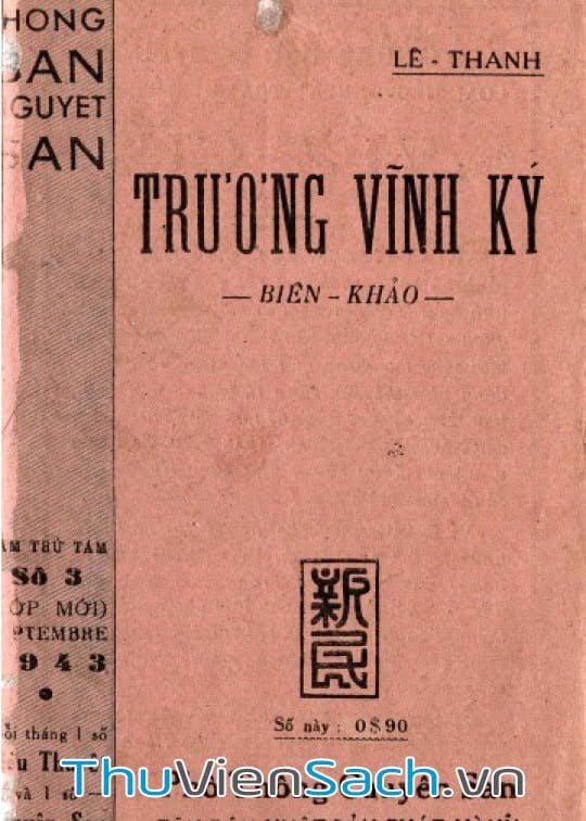 Trương Vĩnh Ký Biên Khảo