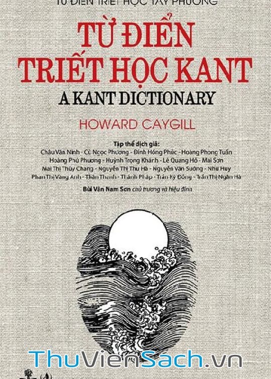 Từ Điển Triết Học Kant